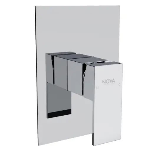 [GRU-NOV-NVGRI9820] GRUPO PARA DUCHA MONOMANDO CROMADA SIN REGADERA SERIE KUBEGRI REF. NVGRI9820 MARCA NOVA