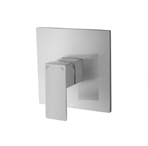 [GRU-QM-14.700.4001] GRUPO PARA DUCHA MONOMANDO CUADRADA 1 FUNCION SERIE KAI COLOR SATIN MARCA QUALITY METAL