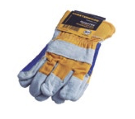 [GUA-CHE-CAR-10] GUANTE DE TELA REFORZADO DE PALMA REFORZADA CARNAZA CORTO 10" MARCA CHESTERWOOD