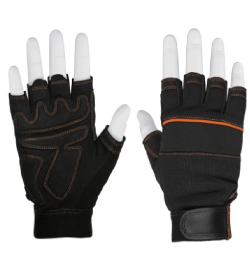 [GUA-TRU-13195] GUANTE PARA MECANICO CORTO ACOLCHADO,CARNAZA Y POLIESTER UNITALLA MOD.GU-655 REF. 13195 MARCA TRUPER