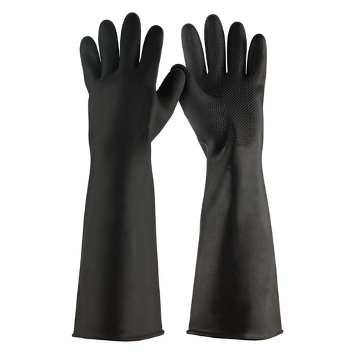 [GUA-TRU-14268] GUANTE DE LATEX PARA ACIDO NEGRO TALLA M MOD. GU-IND-M GU-322 REF. 14268 MARCA TRUPER