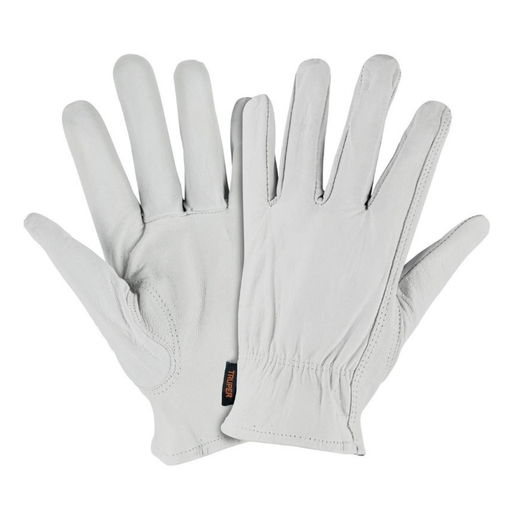 [GUA-TRU-14286] GUANTE DE PIEL DE CABRA COLOR BLANCO UNITALLA MOD. GU-BO / GU-725 REF. 14286 MARCA TRUPER