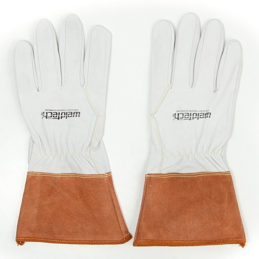 [GUA-WEL-2002240] GUANTE DE CARNAZA MIG REFORZADO ANTI SALPICADURAS DE 10" REF. 2002240 MARCA WELDTECH