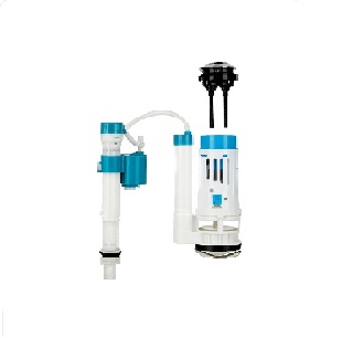 [HER-BEL-GRI-1400] HERRAJE PARA WC ONE PIECE ALTO DE 9" DOBLE DESCARGA REF. GRI-1400 MARCA BELT-G