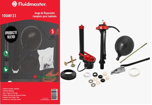 [HER-FLU-FM100AK133] HERRAJE PARA POCETA OPTIMIZA EL RENDIMIENTO AGUA REF. 100AK133/ HER-700 / 013347 MARCA FLUIDMASTER