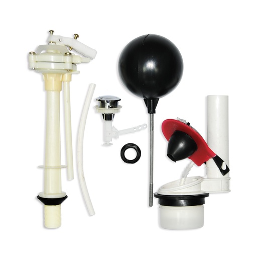 [HER-VEN-203061BO] HERRAJE PARA WC ONE PIECE KINGSTON ( PUSH BUTTON CENTRAL ) REF. SPA039203061BO MARCA VENCERAMICA