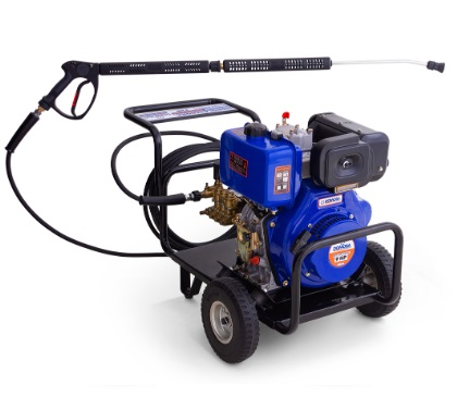 [HID-DOM-75-DHL-3090D] HIDROLAVADORA / HIDROJET A DIESEL DE 3000 PSI 9 HP C/CARRETILLA REF. 75-DHL-3090D MARCA DOMOSA