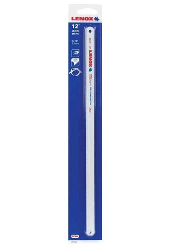[HOJ-LEN-201550] HOJA DE SEGUETA 12" X 1/2" X 24 DIENTES BLISTER REF. 201550 / 20155S224HE/ HOJ-702 MARCA LENOX