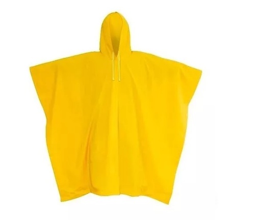 [IMP-LOF-TU300MIC] IMPERMEABLE MODELO PONCHO 0,300 MICRAS TALLA UNICA COLOR AMARILLO REF. GBRLA MARCA LOFRAMA