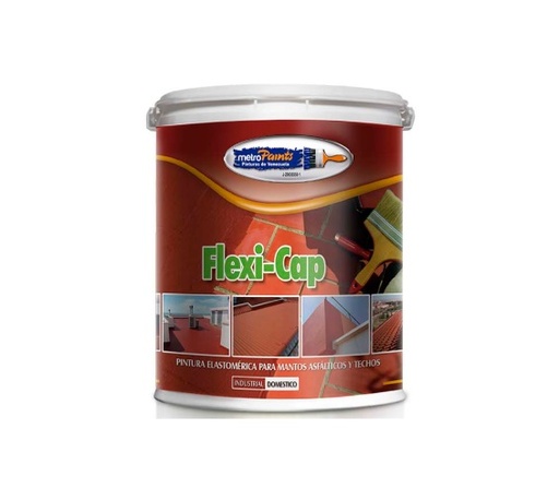 [IMP-MET-298] PINTURA IMPERMEABILIZANTE P/MANTO FLEXI CAPA COLOR ROJO 1 GALON MARCA METRO PAINT