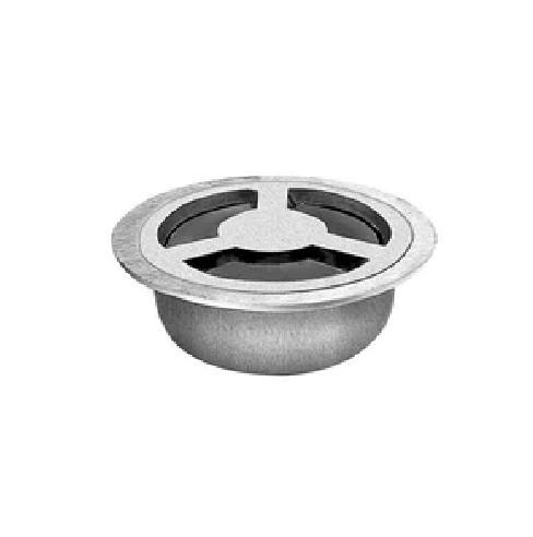 [INO-MET-02021004] INODORO REDONDO 8 CM DE ALUMINIO REF. 02021004 MARCA METALES ALEADOS