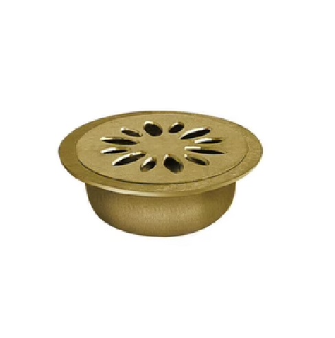 [INO-MET-02022026] INODORO REDONDO 15 CM DE BRONCE REF. 02022026 MARCA METALES ALEADOS