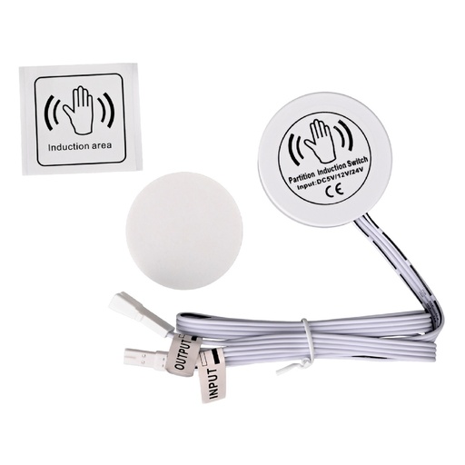 [INT-BAR-ILU.06.04] INTERRUPTOR INVISIBLE CON SENSOR DE PROXIMIDAD 12V-24V 5A TACTIL REF. ILU.06.04 MARCA BARI