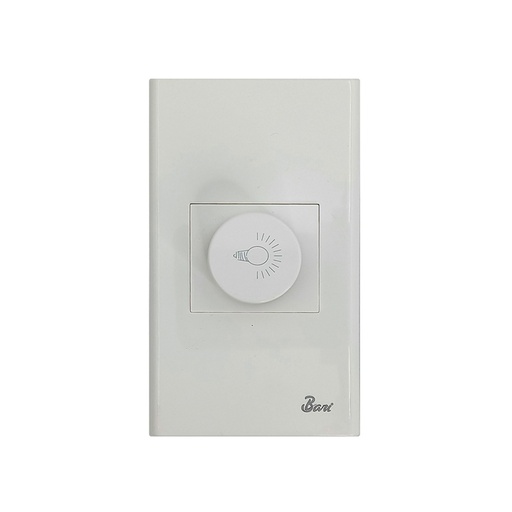 [INT-BAR-INT.01.09] INTERRUPTOR TIPO DIMMER SERIE SEMPLICE COLOR BLANCO REF. INT-01.09 MARCA BARI