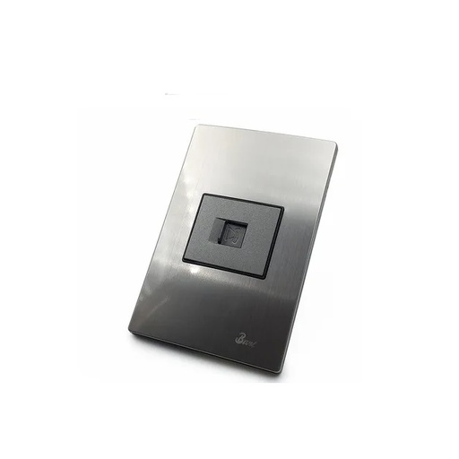 [INT-BAR-INT.02.05] TOMA PARA TELEFONO SERIE INOX COLOR ACERO INOXIDABLE REF. INT-02.05 MARCA BARI