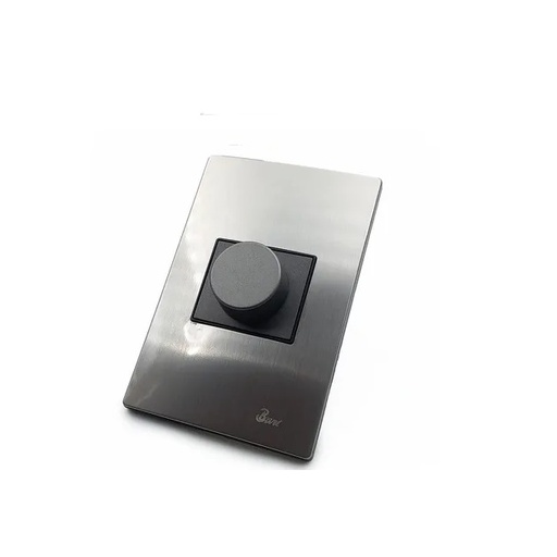 [INT-BAR-INT.02.09] INTERRUPTOR TIPO DIMMER SERIE INOX COLOR ACERO INOXIDABLE REF. INT-02.09 MARCA BARI