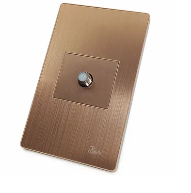 [INT-BAR-INT.03.06] TOMA PARA TV SERIE OTTONE COLOR BRUSH GOLD REF. INT-03.06 MARCA BARI