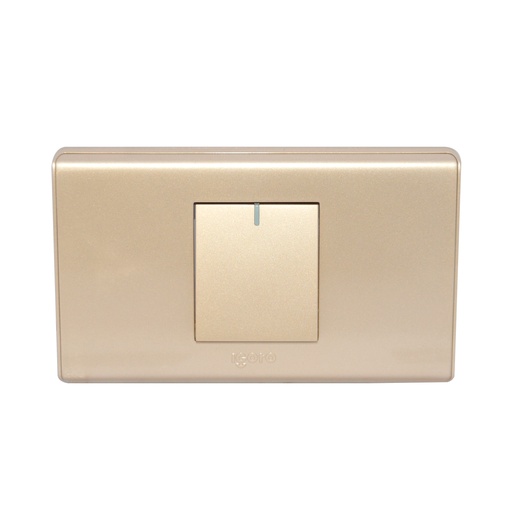 [INT-IGO-A2012-G] INTERRUPTOR SENCILLO COLOR DORADO REF. A2012-G MARCA IGOTO