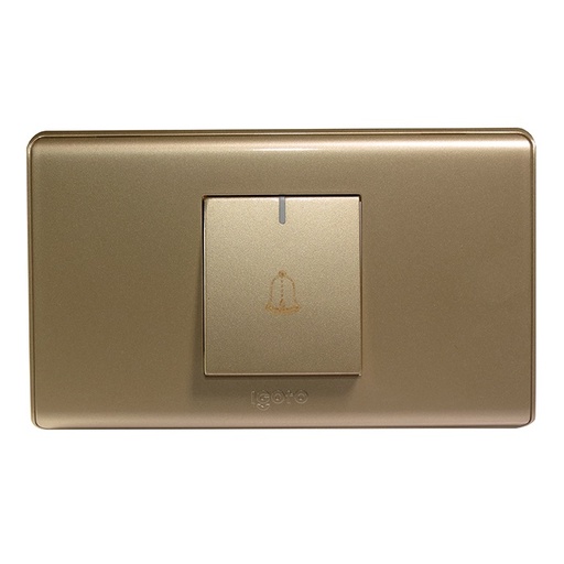 [INT-IGO-A2091-G] INTERRUPTOR TIPO TIMBRE COLOR DORADO REF. A2091-G MARCA IGOTO