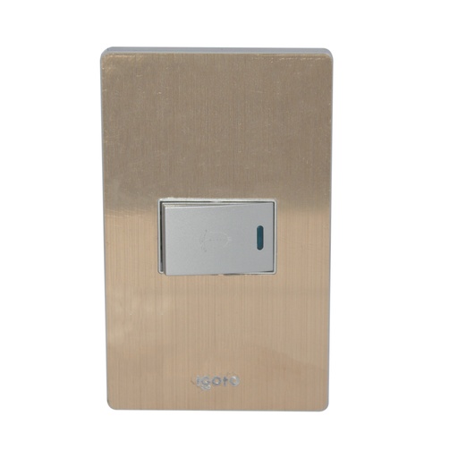 [INT-IGO-X5401] INTERRUPTOR TIPO TIMBRE COLOR BRONCE REF. X5401 MARCA IGOTO