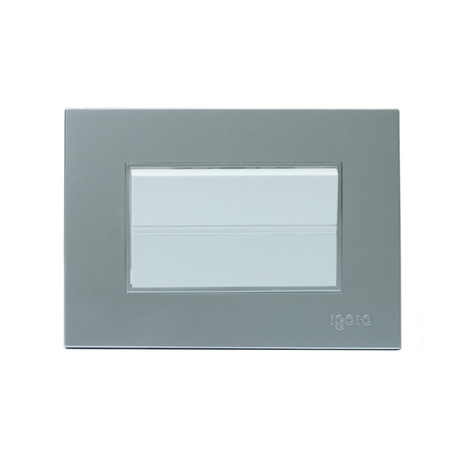 [INT-IGO-Z512-S] INTERRUPTOR SENCILLO COLOR PLATEADO REF. Z512-S MARCA IGOTO