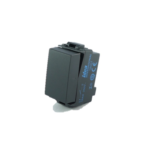 [INT-VIM-18001] INTERRUPTOR / CONMUTADOR ( TACO ) 1P 16 AX 120-250V REF.18001 SERIE IDEA COLOR GRIS MARCA VIMAR