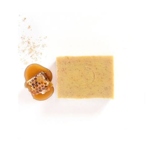 [JAB-GEN-100GR] JABON AVENA MIEL 100 G ARTESANAL MARCA GENERICO