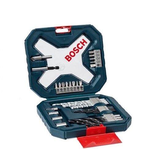 [JUE-BOS-2607017405] JUEGO DE BROCAS / MECHAS, DADOS Y PUNTAS 34 PZAS REF. 2607017405 / 870775 MARCA BOSCH