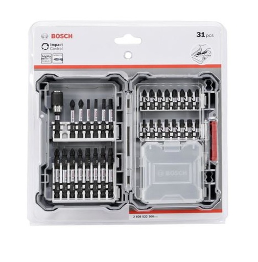 [JUE-BOS-2608522366] JUEGO DE PUNTAS P/DESTORNILLADOR 31 PZAS ALTO IMPACTO REF. 2608522366 / 870165 / 851565 MARCA BOSCH