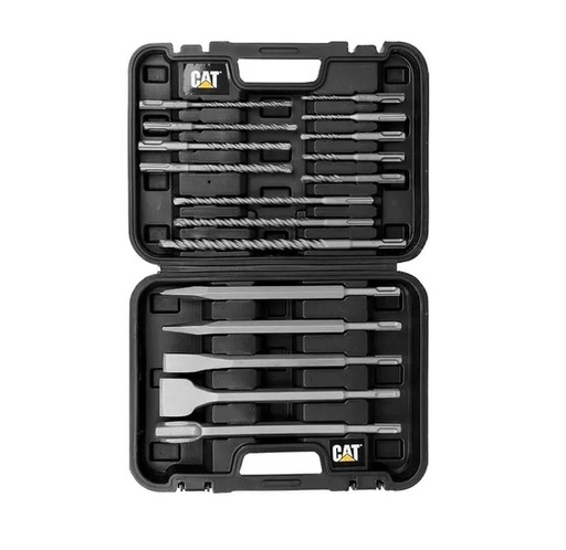 [JUE-CAT-DA03902] JUEGO DE BROCAS / CINCELES SDS PLUS 17 PZAS REF. DA03902 MARCA CAT