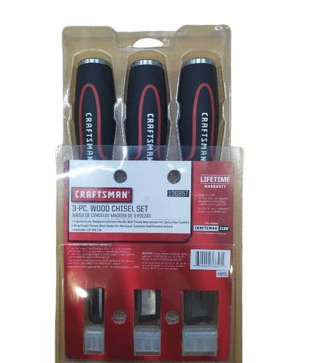 [JUE-CRA-CM-36857] JUEGO DE FORMONES PROFESIONAL 3 PZAS REF. CM-36857 MARCA CRAFTSMAN