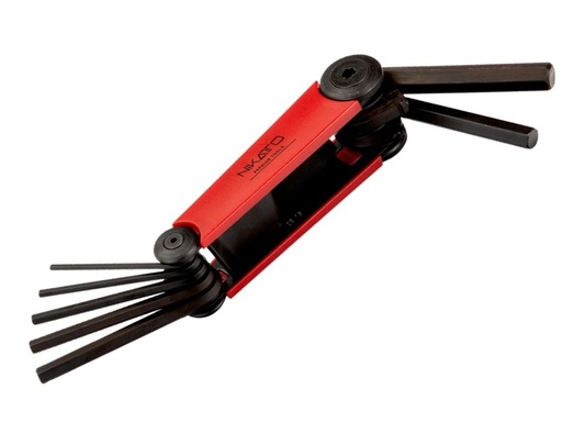 [JUE-NIK-NIK-18-009] JUEGO DE LLAVE HEXAGONAL PLEG.1.5MM-8MM 8 PZAS REF. NIK-18-009 MARCA NIKATTO
