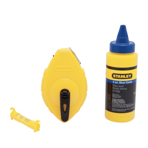 [JUE-STA-47443] JUEGO DE TIRA LINEAS C/TIZA Y NIVEL REF. 47-443 MARCA STANLEY