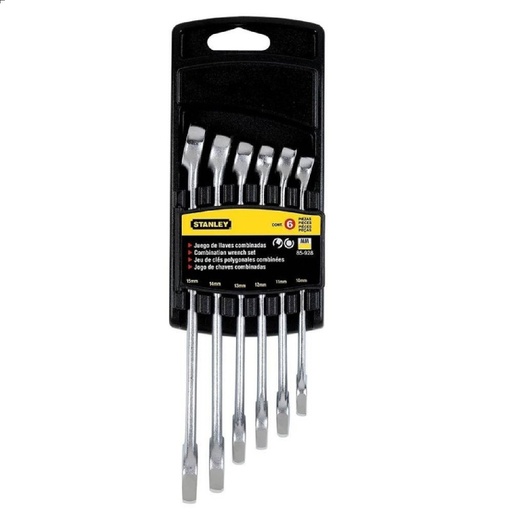 [JUE-STA-85927] JUEGO DE LLAVE COMBINADA 6 PZAS 1/4" A 5/8" REF. 85927 / LLA-721 MARCA STANLEY