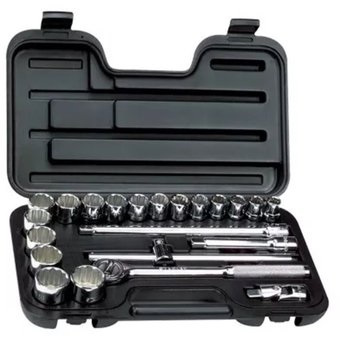 [JUE-STA-86531] JUEGO DE DADOS / AUTOCLET DADOS DE 1/2" 23 PZAS DE 12 A 30 MM REF. 86-531/ 865319 MARCA STANLEY