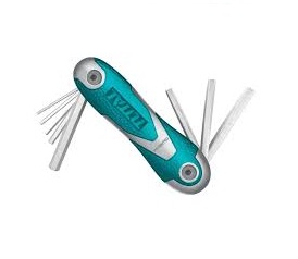 [JUE-TOT-THT1061826] JUEGO DE LLAVES ALLEN 8 PZAS REF. THT1061826 MARCA TOTAL TOOLS