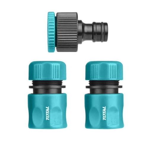 [JUE-TOT-THWS030301] JUEGO DE CONECTORES RAPIDOS 1/2" 3 PZAS REF. THWS030301 MARCA TOTAL TOOLS
