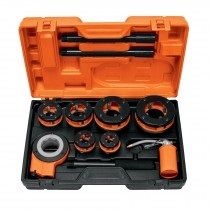 [JUE-TRU-13071] JUEGO DE TARRAJA PARA TUBO 6 DADOS 1/2", 3/4" , 1", 1 1/2", 2" MOD.TA-851 REF. 13071 MARCA TRUPER