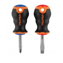 [JUE-TRU-19624] JUEGO DE DESTORNILLADOR 1/4" X 1.1/2" 2 PZAS MOD.JDT-B2 REF. 19624 TRUPER