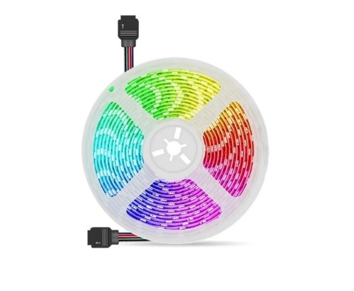 [KIT-LED-RGB15MTS] KIT DE CINTA LED RGB 5050 / 150 PZAS / 5 MTS MARCA LED PLUS