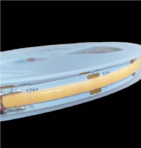 [KIT-LUM-LUM-520] KIT CINTA LED TIPO COB S/PUNTOS 5MTS 8W/MT 12 VDC 6000K SIN TRANSFORMADOR REF. LUM-520 MARCA LUMIND