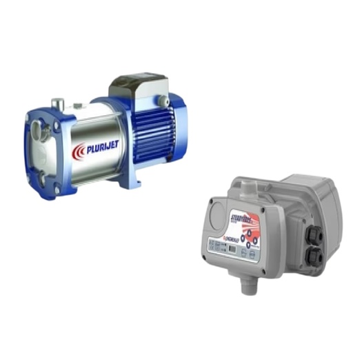 [KIT-PED-60STPLURI2HP220V] KIT BOMBA C/ REGULADOR DIGITAL PLURIJETM 4/200 2HP - 220V- MONOF REF. 60STPLURI2HP MARCA PEDROLLO