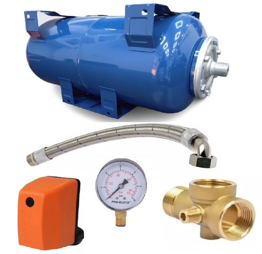 [KIT-PED-KCP-24] KIT P/HIDRONEUMATICO CILINDRICO KCP-24 MANOMETRO/PRESOSTATO/CONEX AC5V/MANG REF. KCP-24 PEDROLLO