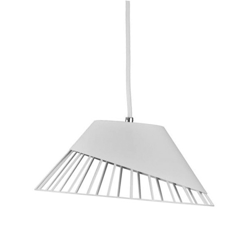 [LAM-770-26298A-GY] LAMPARA COLGANTE 60 W E27 120V COLOR GRIS DM 25 CM X 150 CM LARGO REF.26298A-GY MARCA 770 LIGHTS
