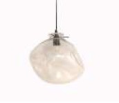 [LAM-770-26634C-CL] LAMPARA COLGANTE E27 35 CM X 40 CM COLOR PLATEADA REF.26634C-CL MARCA 770 LIGHTS