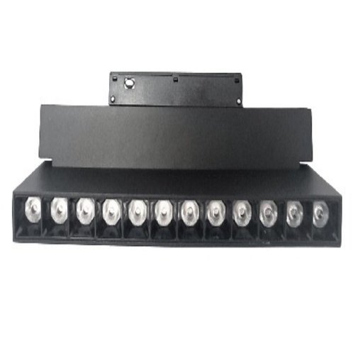 [LAM-ART-AI-MG48-12Z] LAMPARA LED LINEAL MULTI SPOT ORIENTABLE 12 W 48 V 3000 K NEGRO TRACK LIGHT AI-MG48-12Z ARTIG LIGHT