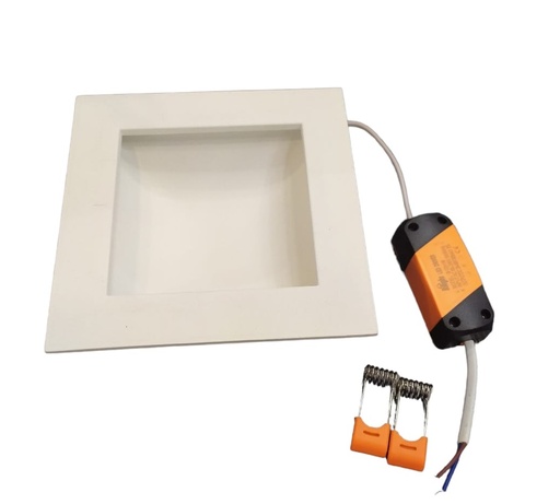 [LAM-BL-12W-CUA-C] PANEL LED 12W 3000K CUADRADO P/ EMP LUZ CALIDA REF. 522052 / SQMHSF12W-WW MARCA BILIGHT