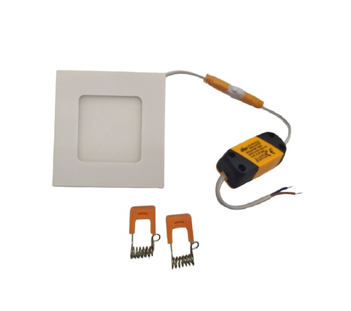 [LAM-BL-3W-CUA-C] PANEL LED 3W CUADRADO P/ EMP LUZ CALIDA 3000K REF. 105511 MARCA BILIGHT