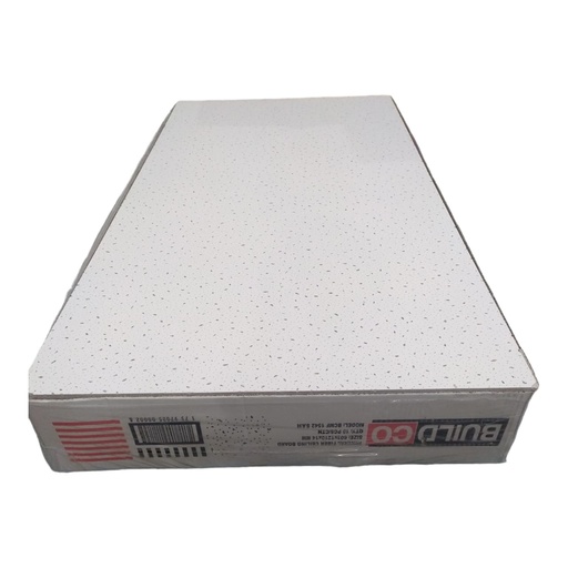 [LAM-BUI-1542S] LAMINA DE FIBRA MINERAL FISSURED DE 1/2" 120 CM X 60 CM ( 2´ X 2´ ) REF. BCMF 1542S MARCA BUILDCO