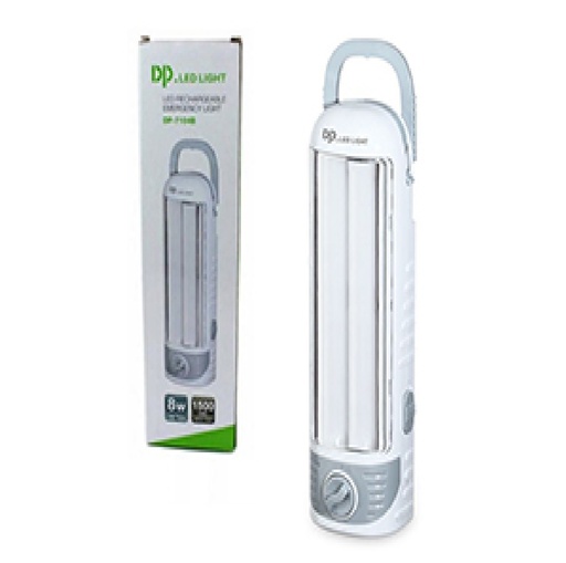 [LAM-DP-7104B] LAMPARA LED PORTATIL DE EMERGENCIA RECARGABLE 8 W REF. DP-7104B MARCA DP LED LIGHT